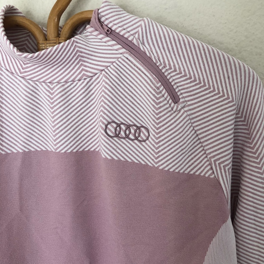 NWT Audi Womens Levelwear Verse Bloom Pullover Shirt size L / XL Long-Sleeve - Picture 4 of 10